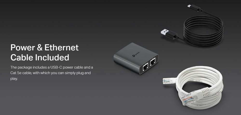 Maršrutizatorius TP-LINK 1–2 gigabito eterneto skirstytuvas | EH210