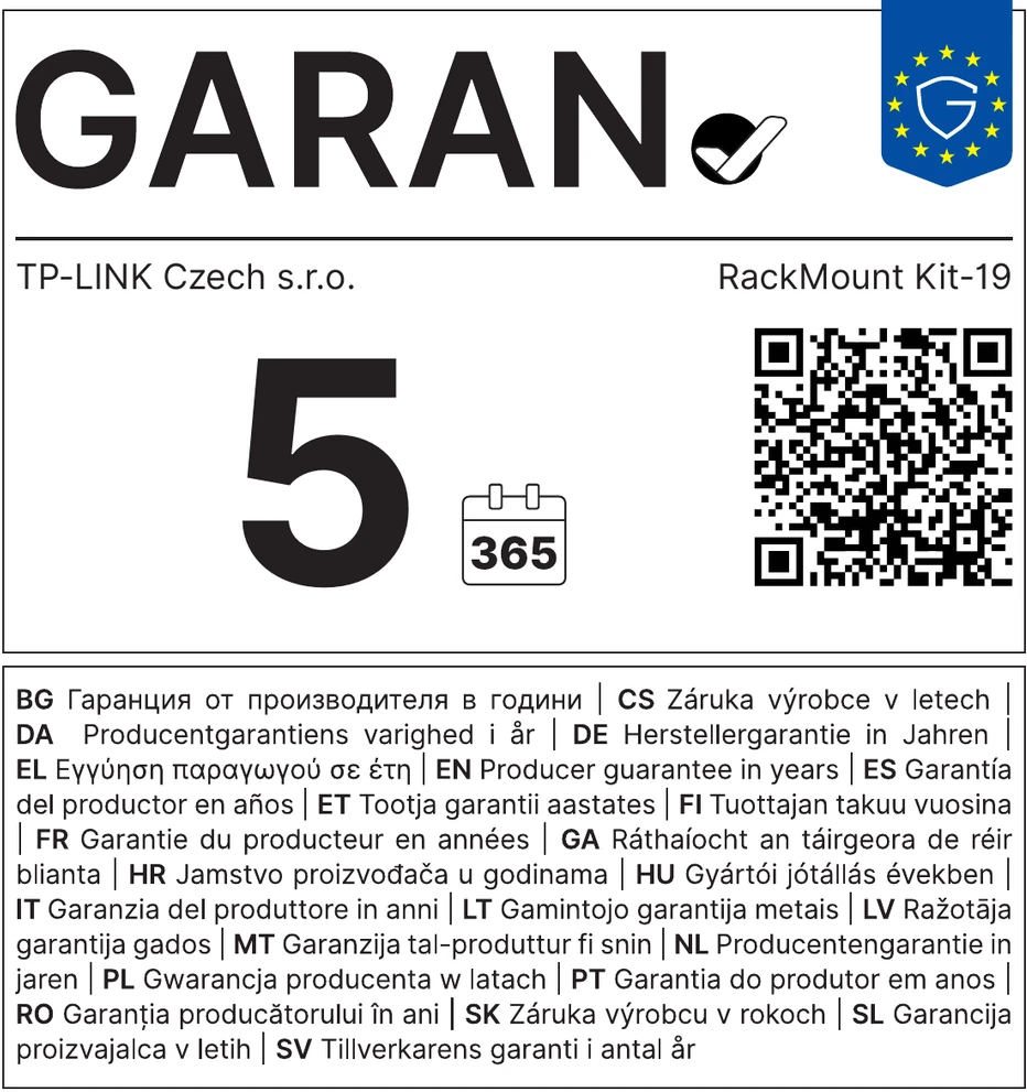TP-Link Acc RackMount Kit-19