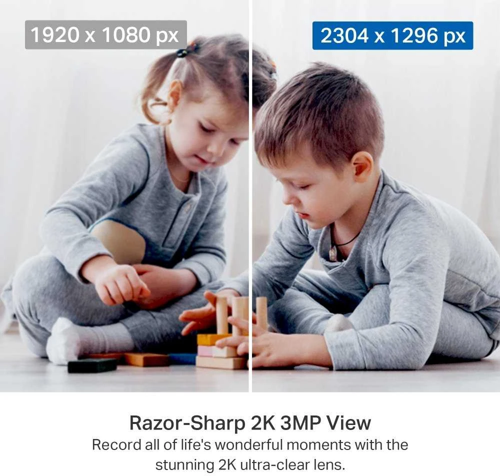 TP-LINK | Namų apsaugos Wi-Fi kamera su pasukama/pakreipiama funkcija | Tapo C211 | PTZ | 3 MP | 3,83 mm | H.264 | Micro SD, maks. 512 GB