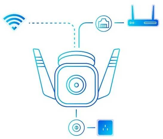 TP-LINK | Lauko saugos Wi-Fi kamera | C310 | 24 mėn. | Kulkos formos | 3 MP | 3,89 mm | IP66 | H.264 | MicroSD