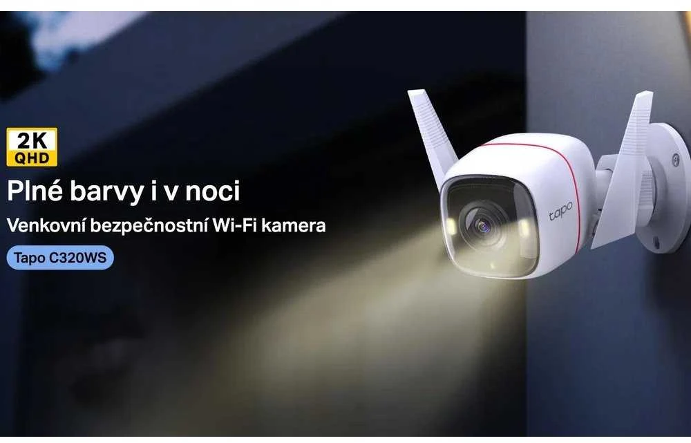 TP-Link Tapo C320WS lauko saugos Wi-Fi kamera | TP-LINK | Lauko apsaugos „Wi-Fi“ kamera | C320WS | Kulka | 4 MP | 3,89 mm | IP66 | H.264 | MicroSD