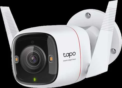 TP-LINK | ColorPro Outdoor Security Wi-Fi kamera | Tapo C325WB | Kulka | 4 MP | F1.0 | IP66 | H.264 | „MicroSD“, iki 512 GB