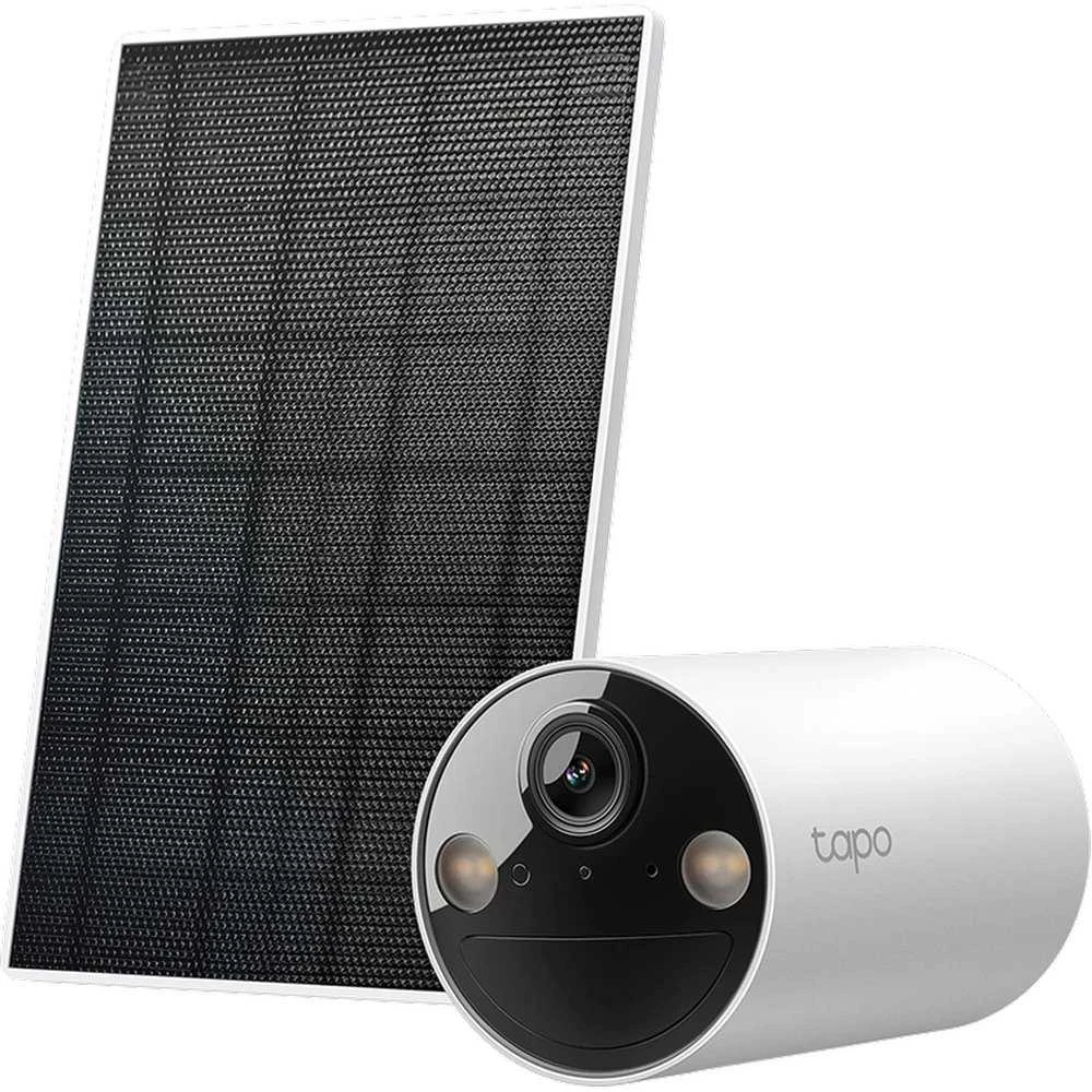 TP-LINK | Saulės energija varoma apsaugos kamerų rinkinys | Tapo C410 rinkinys | Kulka | 3 MP | 3.17mm/F1.65 | IP65 | H.264 | „MicroSD“ kortelė, iki 512 GB