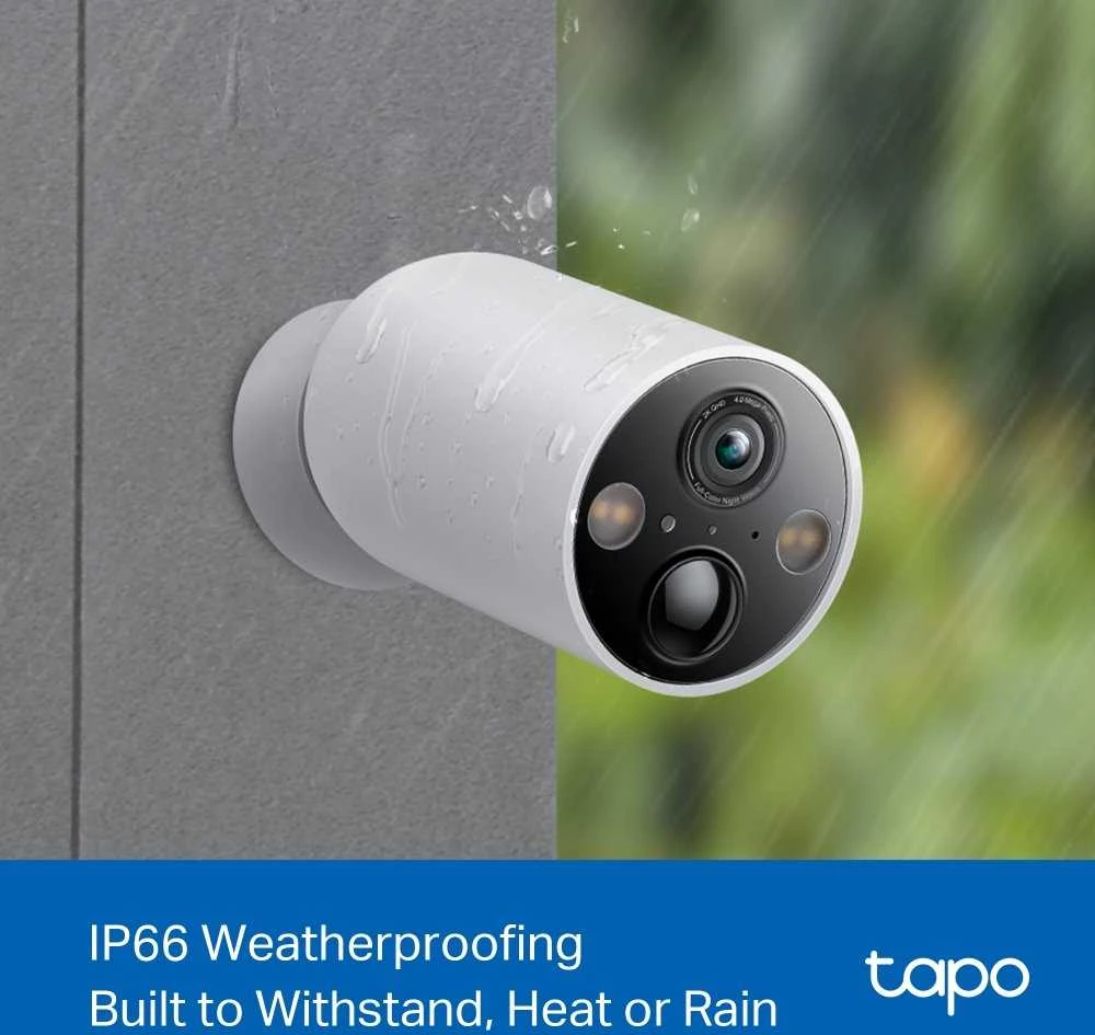 TP-LINK | Išmanioji belaidė apsaugos kamera | Tapo C425 | 24 mėn. | Kulka | 4 MP | F/2.1 | IP66 | H.264 | „MicroSD“, iki 512 GB
