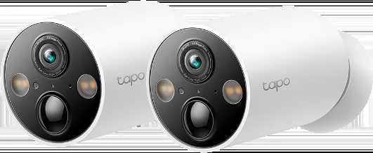 TP-Link kamera Tapo C425, belaidė lauko apsauga, (2 vnt.), 2K QHD 4MP, AI, naktinio matymo, IP66, Baltas EU