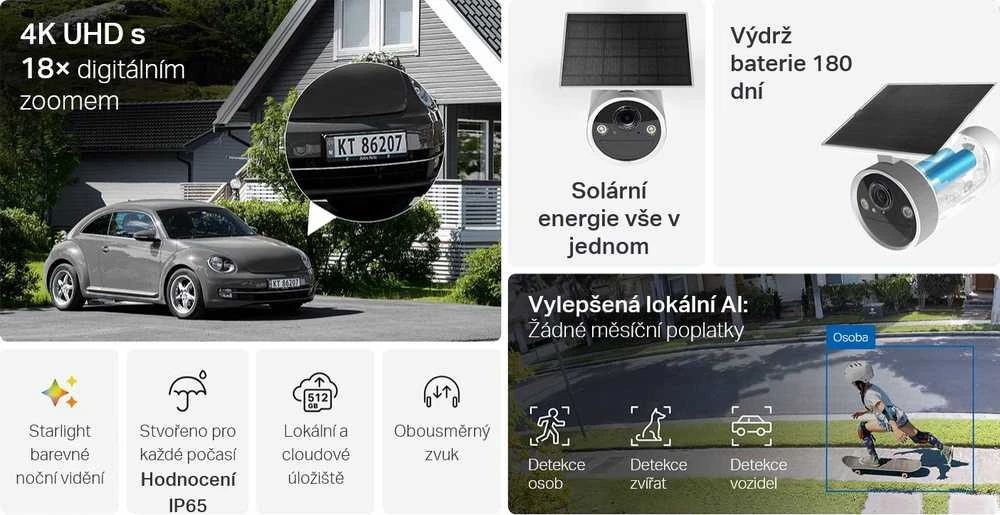 TP-Link Tapo patobulinta dirbtinio intelekto saulės apsaugos kamera „Ultra“