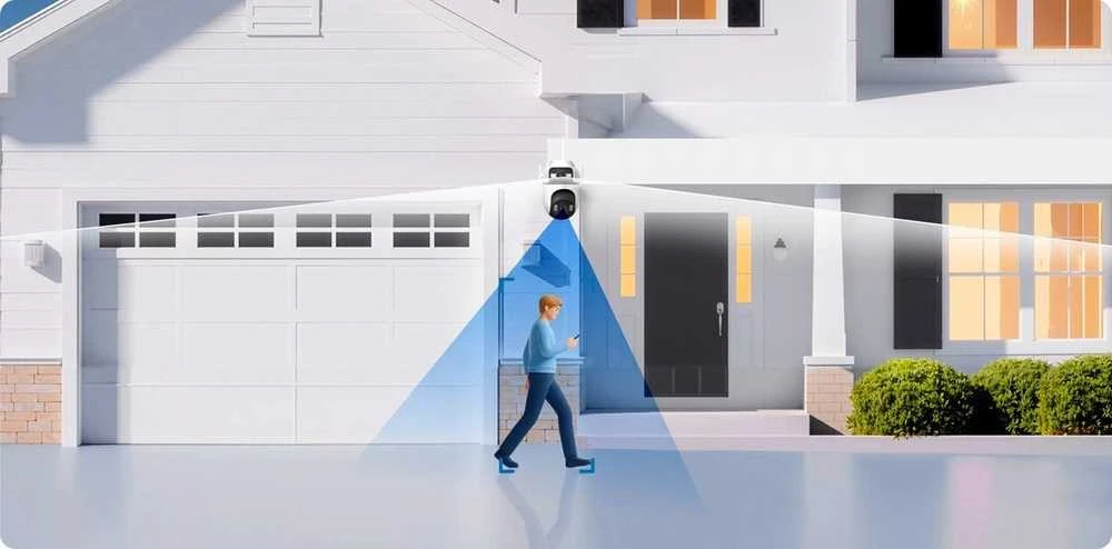 TP-LINK | Dviejų objektyvų apsaugos „Wi-Fi“ kamera | Tapo C545D | Kupolinė | 3 MP | 6 mm | IP66 | H.264 | „MicroSD“, iki 512 GB