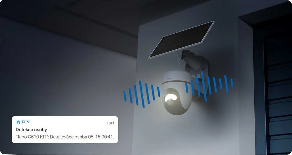 TP-Link Tapo C610 KIT saulės energija varomas panoraminio/pakreipimo apsaugos kamerų rinkinys | TP-LINK