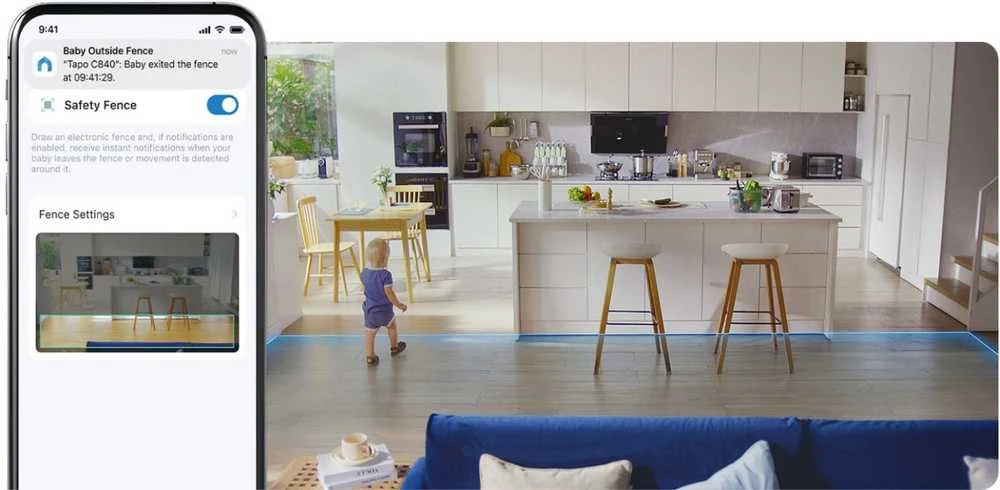 Tinklo kamera - TP-Link Tapo C840 4MP 2560x1440 Wi-Fi 5 naktinis režimas