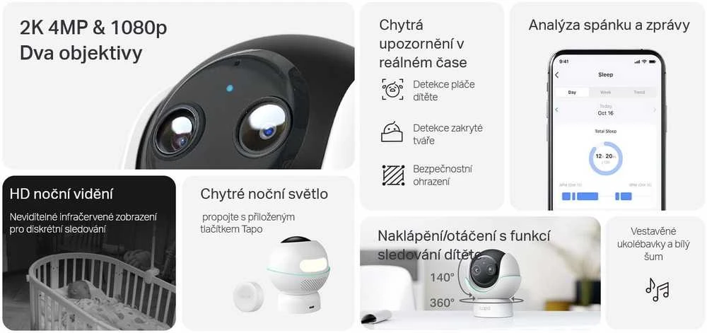 Tinklo kamera - TP-Link Tapo C840 4MP 2560x1440 Wi-Fi 5 naktinis režimas