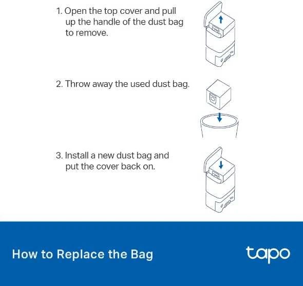 VACUUM ACC DUST BAG/TAPO RVA200 TP-LINK