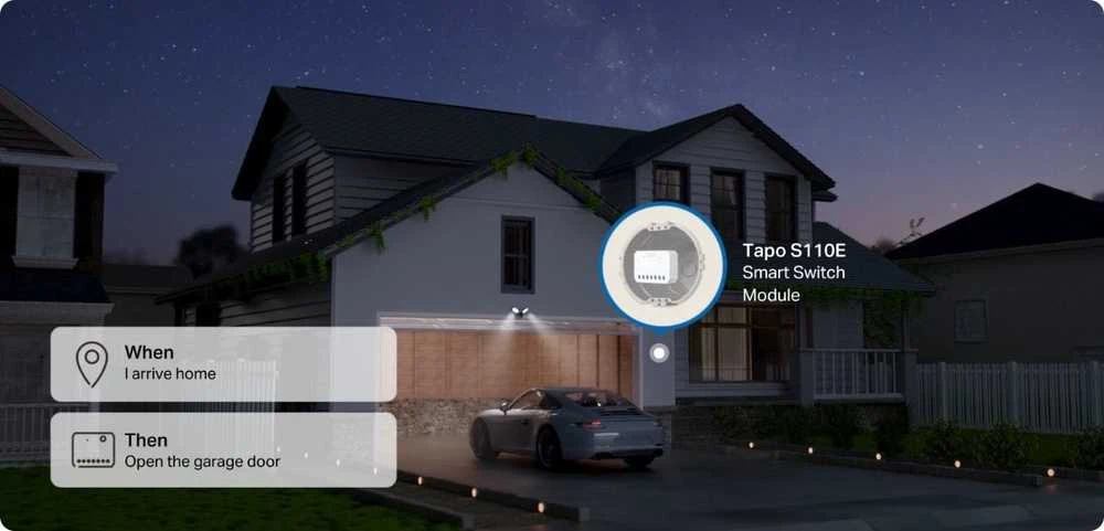 TP-Link Tapo S110E modulis išmanusis komutatorius (WiFi, BT, Matter)