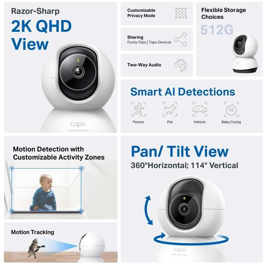 TP-Link TC72 baltas