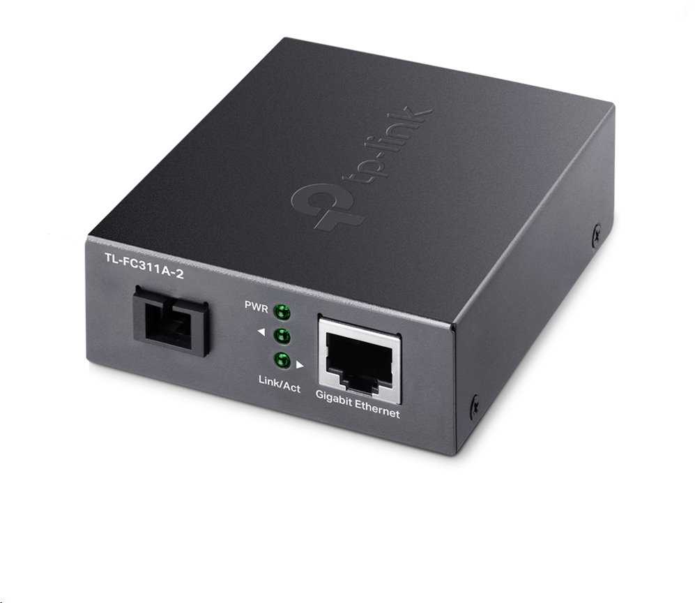 TP-LINK | Gigabito vieno režimo WDM medijos keitiklis | TL-FC311A-2 | Gigabit SC Fiber Port | 10/100/1000 Mbps RJ45 prievadas (automatinis MDI / MDIX)