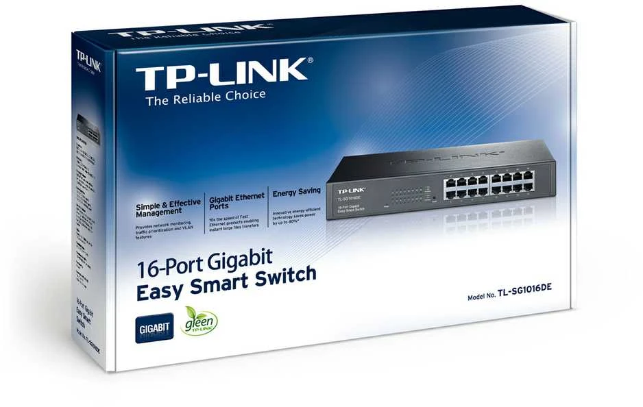 Šakotuvas TP-Link TL-SG1016DE 16-PORT GIGABIT - EASY SMART SWITCH