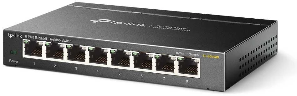 Šakotuvas TP-Link TL-SG108S - switch - 8 jungtys