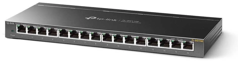 Šakotuvas TP-LINK jungiklis TL-SG116E, valdomas žiniatinklyje