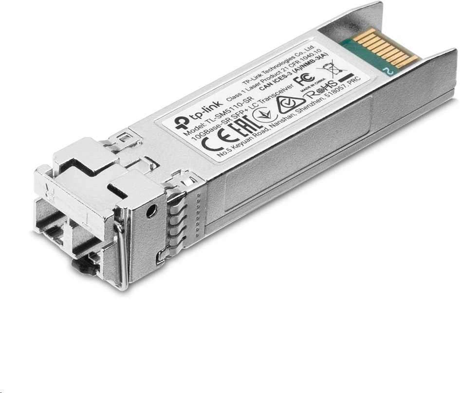 Šakotuvas TP-LINK | 10GBase-SR SFP+ LC siųstuvas-imtuvas | TL-SM5110-SR | SFP+ siųstuvas-imtuvas | Multi-Mode Fiber | LC/UPC | 10000 Mbit/s | Bangos ilgis 850 nm | nuo 0 iki 70