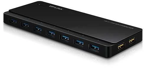 Adapteris - USB Hub TP-Link UH720 9-Port USB 3.2 Gen 1 5000 Mbit/s Juodas
