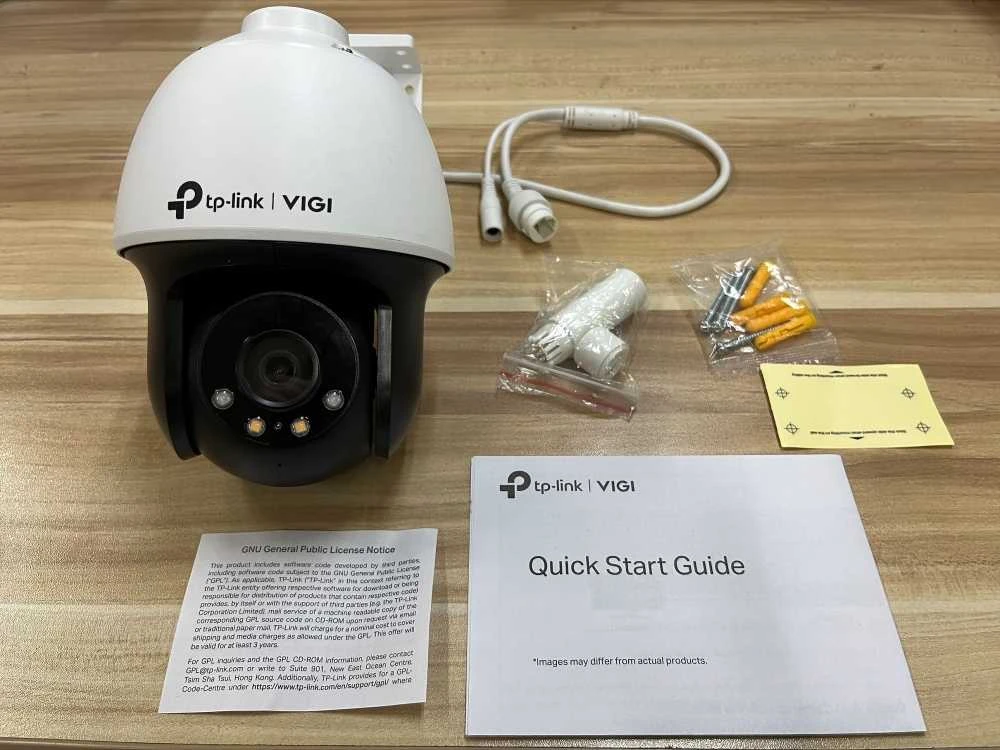 TP-LINK | VIGI 4MP lauko visų spalvų Pan Tilt tinklo kamera | VIGI C540 | Kupolas | 4 MP | 4 mm | IP66 | H.265+/H.265/H.264+/H.264 | MicroSD