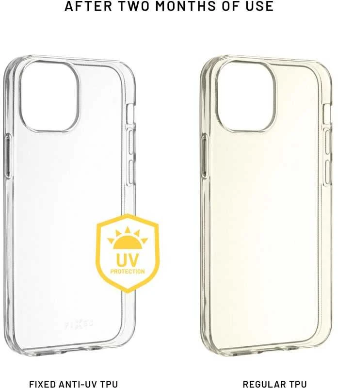 Dėklas Fixed Fiksuotas | Istorija AntiUV | Galinis viršelis | Apple | iPhone 16 | TPU | Aišku
