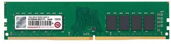 RAM TRANSCEND DIMM DDR4 16GB 2400MHz 2Rx8 CL17