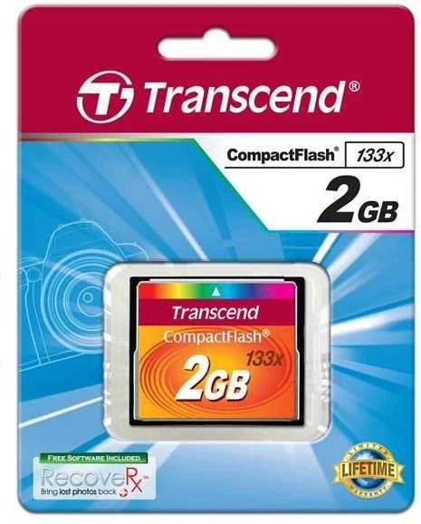 TRANSCEND CompactFlash 2GB MLC atminties kortelė