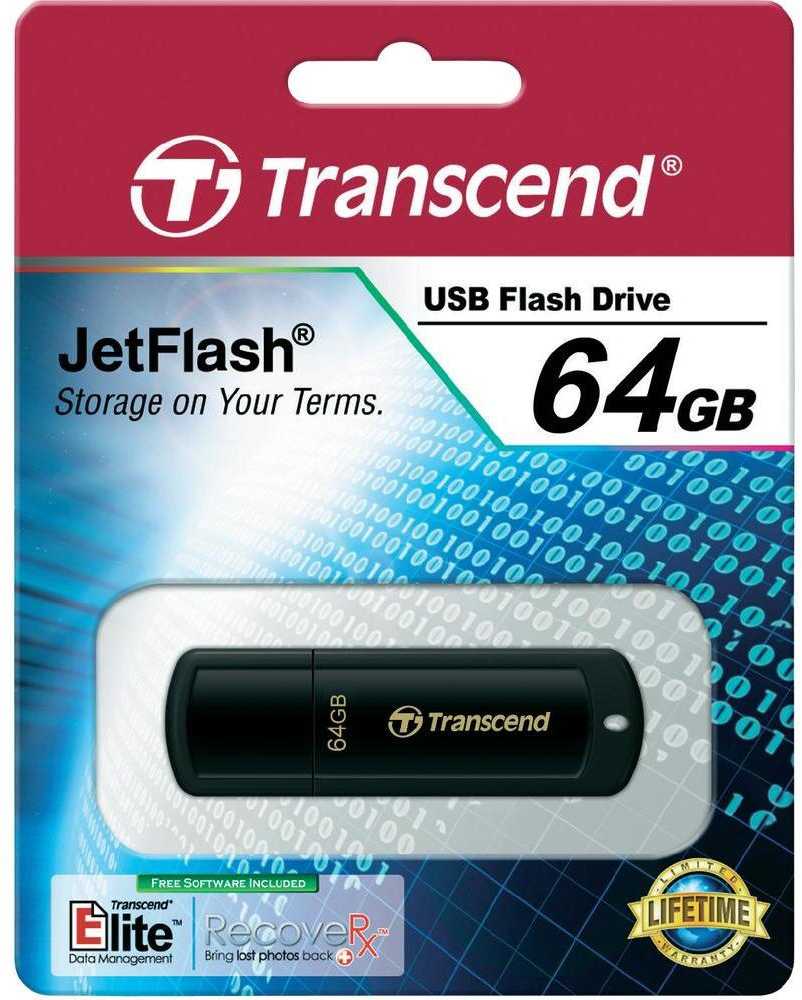 TRANSCEND JETFLASH 350 64GB atmintis