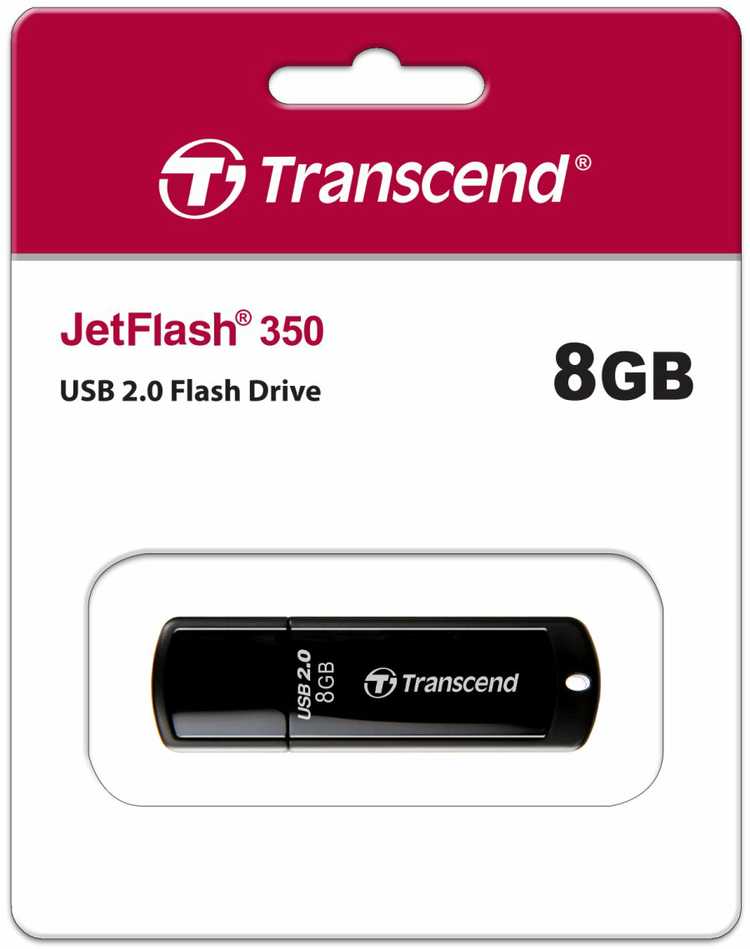 TRANSCEND JETFLASH 350 8GB atmintis