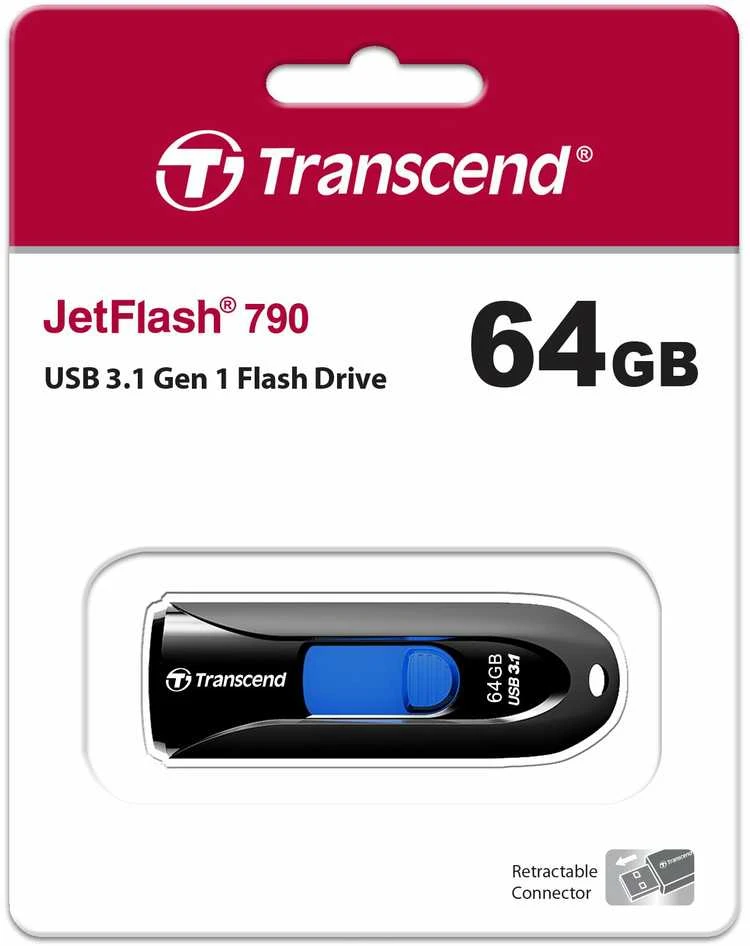 Transcend USB 3.0 JetFlash 790 64GB TS64GJF790K