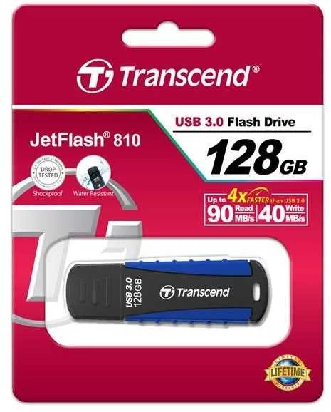 Transcend JetFlash 810 128 GB USB 3.1 1 kartos