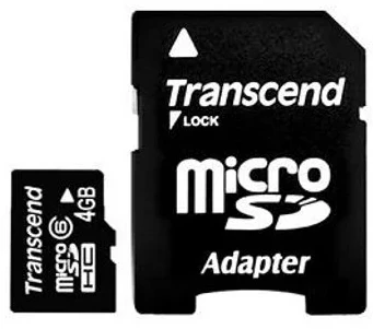 Atminties kortelė Transcend 4GB