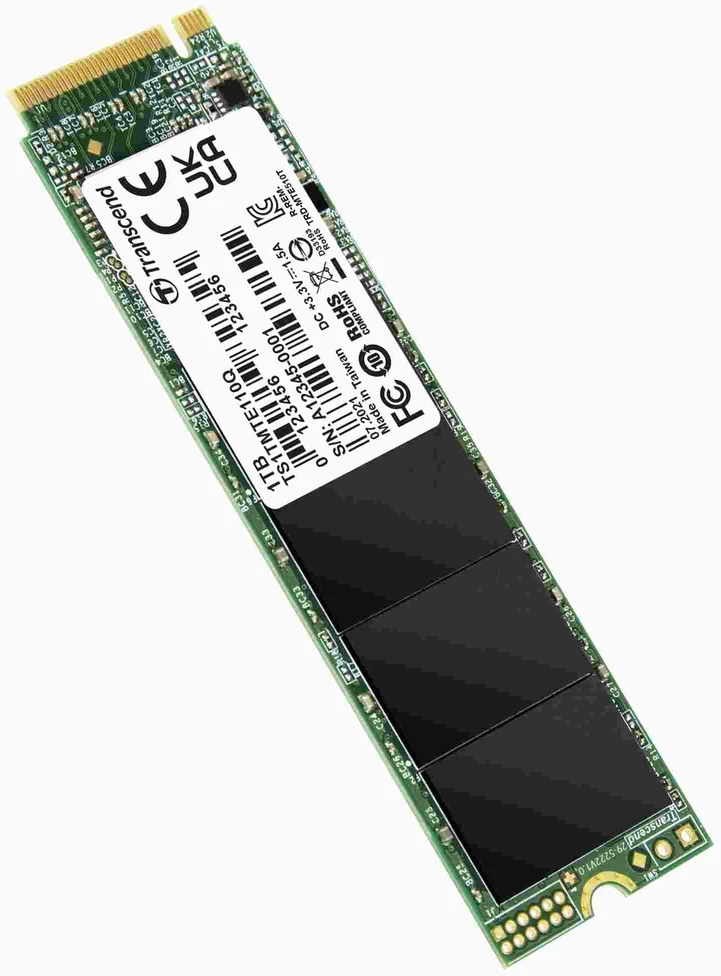 TRANSCEND 1TB M.2 2280PCIe Gen3x4 QLC be DRAM