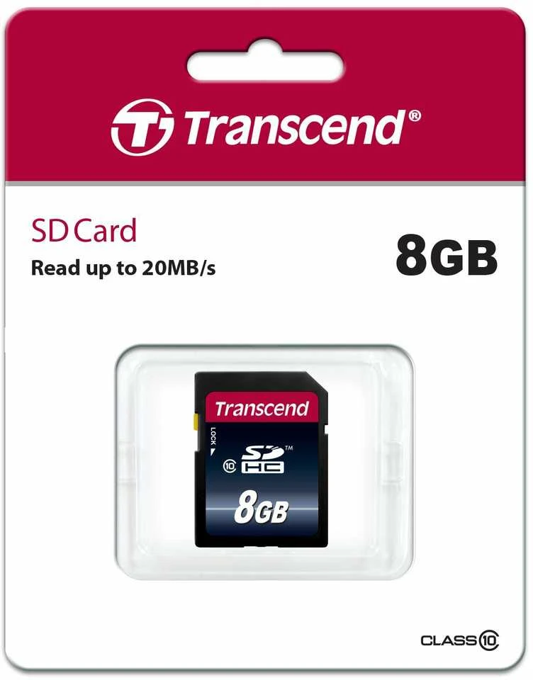 Atminties kortelė TRANSCEND TS8GSDHC10 Transcend karta pam