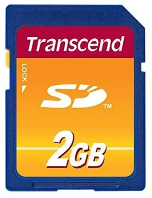 Atminties kortelė TRANSCEND SD kortelė 2GB SecureDigital
