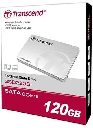 TRANSCEND SSD220S 120GB SSD 2.5" SATA3