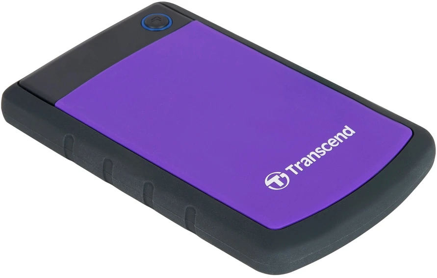 Išorinis kietasis diskas Transcend 25H3P 2.5'' 1TB USB3, Triguba smūgių slopinimo sistema