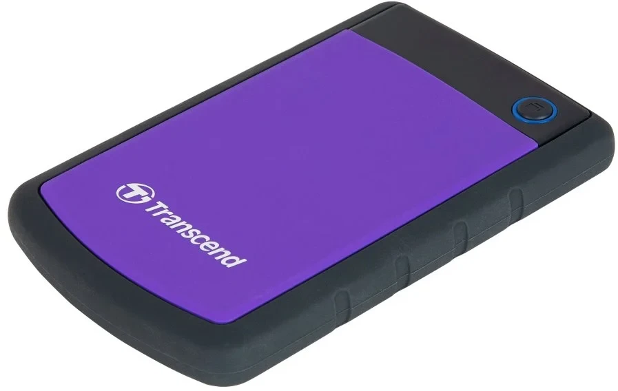 Išorinis kietasis diskas Transcend 25H3P 2.5'' 1TB USB3, Triguba smūgių slopinimo sistema