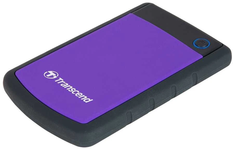 Išorinis kietasis diskas Transcend 25H3P 2.5'' 1TB USB3, Triguba smūgių slopinimo sistema