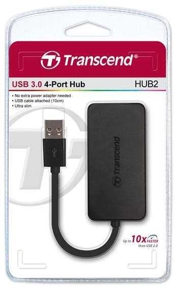TRANSCEND USB 3.0 4 prievadų šakotuvas