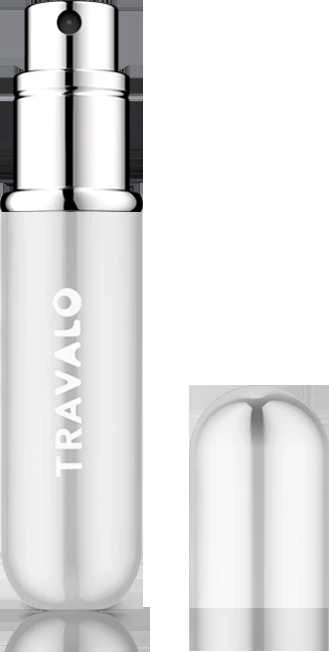Travalo Classic HD Sidabrinis pildomas kvepalų buteliukas (atomaizeris), 5 ml