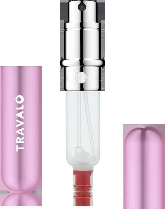 Travalo Classic HD Rožinė pildomas kvepalų buteliukas (atomaizeris), 5 ml