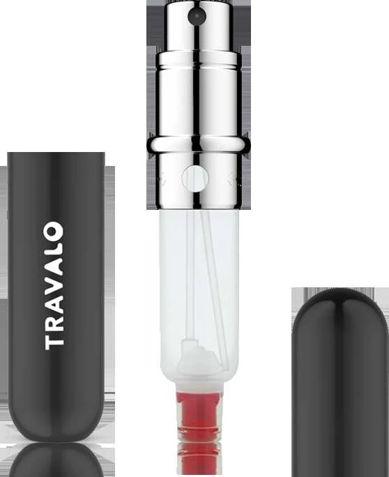 Travalo Classic refillable perfume atomizer Juodas 5 ml