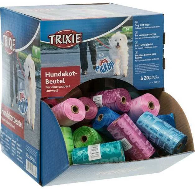 Trixie Maišeliai plastikiniai šuns fekalijų surinkimui 20vnt