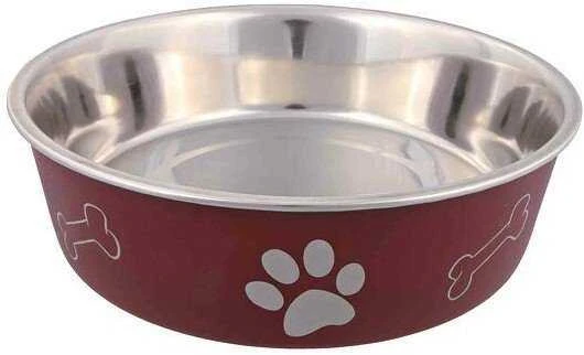 Trixie METALINIS DUBENIS SU PLASTIKINIU DANGA 1,4l 21cm