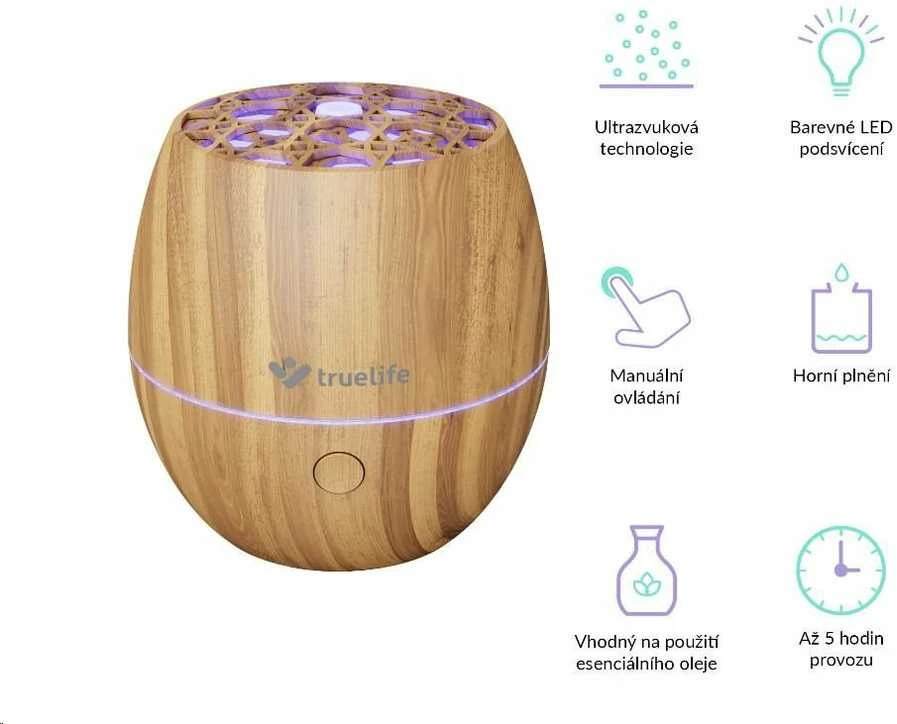 Drėkintuvas TrueLife AIR difuzorius D3 šviestuvas
