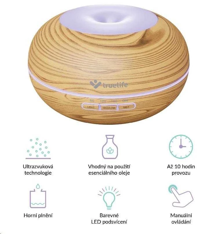 Drėkintuvas TrueLife AIR aromatų difuzorius D5 Light