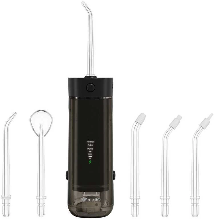„Irygator TrueLife Irygator AquaFloss Mini M50“ juodas 180 ml IPX7