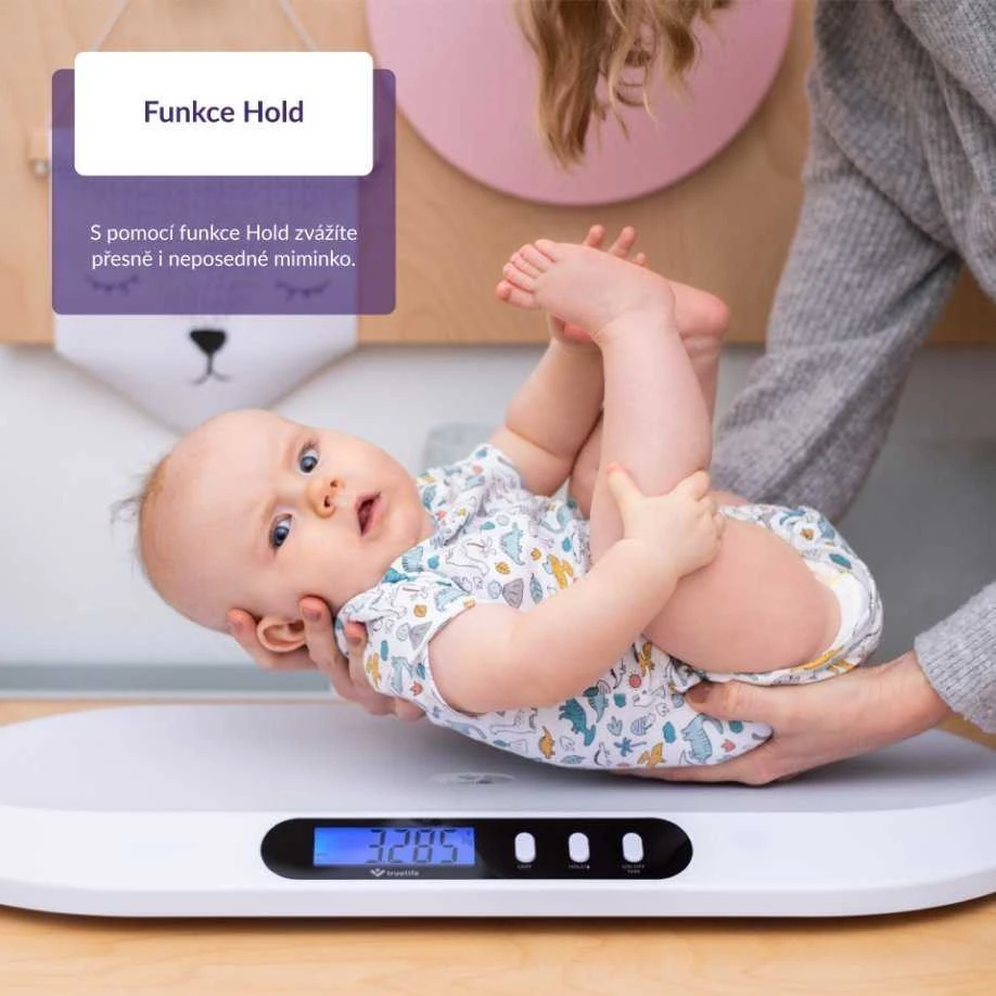 Svarstyklės TrueLife BabyScale B5 BT balta