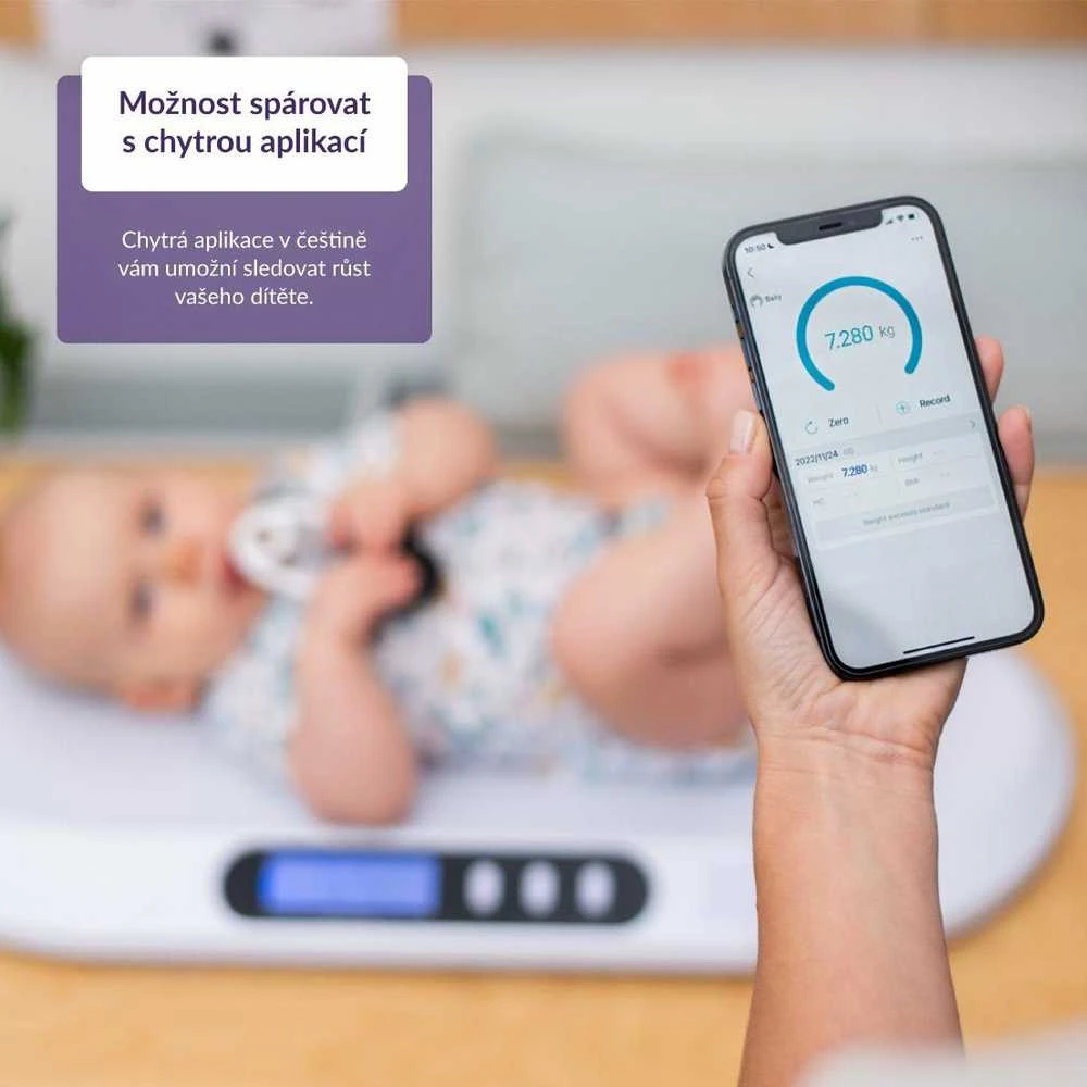 Svarstyklės TrueLife BabyScale B5 BT balta